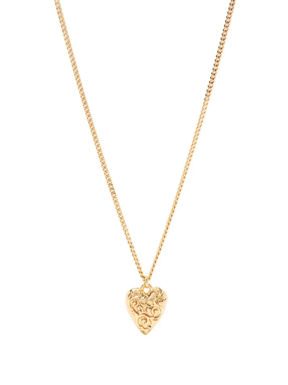Золотая подвеска в виде сердца с арабесками Emanuele Bicocchi, золотой 
Золотая подвеска в виде сердца с арабесками Emanuele Bicocchi, золотой