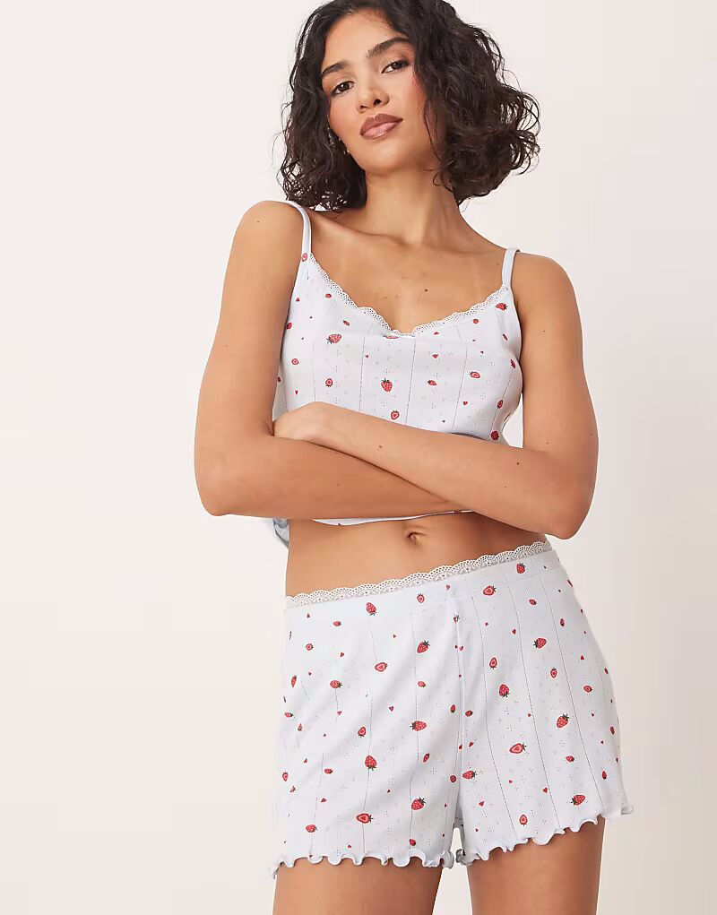 Шорты с принтом клубники Urban Threads, мультиколор
Шорты с принтом клубники Urban Threads, мультиколор