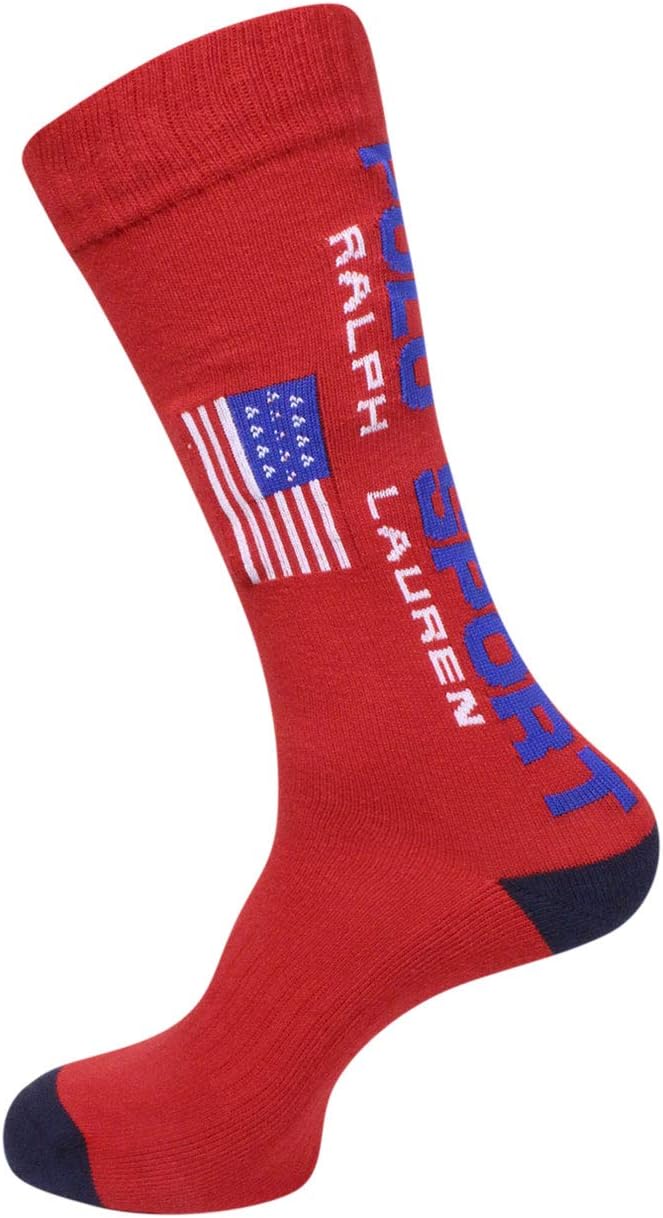 POLO RALPH LAUREN Мужские хлопковые ребристые носки, Cardinal Red
POLO RALPH LAUREN Мужские хлопковые ребристые носки, Cardinal Red