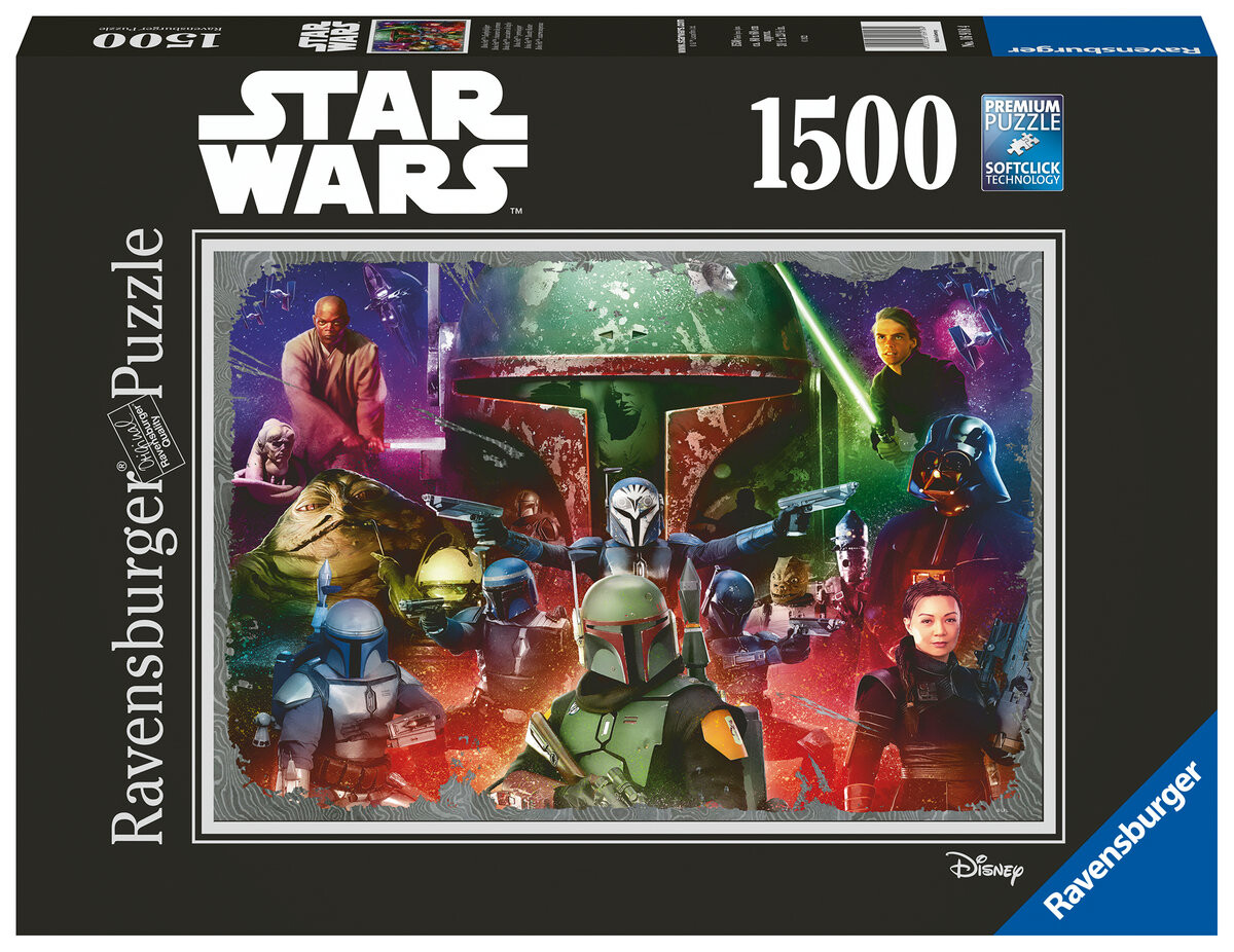 Ravensburger, пазл, Boba Fett Bounty Hunter, 1500 шт. 
Ravensburger, пазл, Boba Fett Bounty Hunter, 1500 шт.