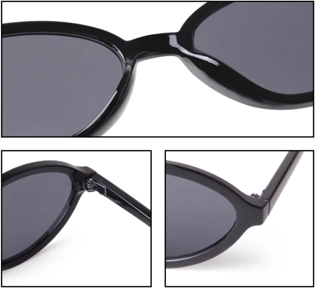 Ретро-солнцезащитные очки в овальной оправе для женщин и мужчин, модные, маленькие, для светло-коричневого цвета, с защитой от УФ-излучения UV400 VFDHN, 4
Ретро-солнцезащитные очки в овальной оправе для женщин и мужчин, модные, маленькие, для светло-коричневого цвета, с защитой от УФ-излучения UV400 VFDHN, 4