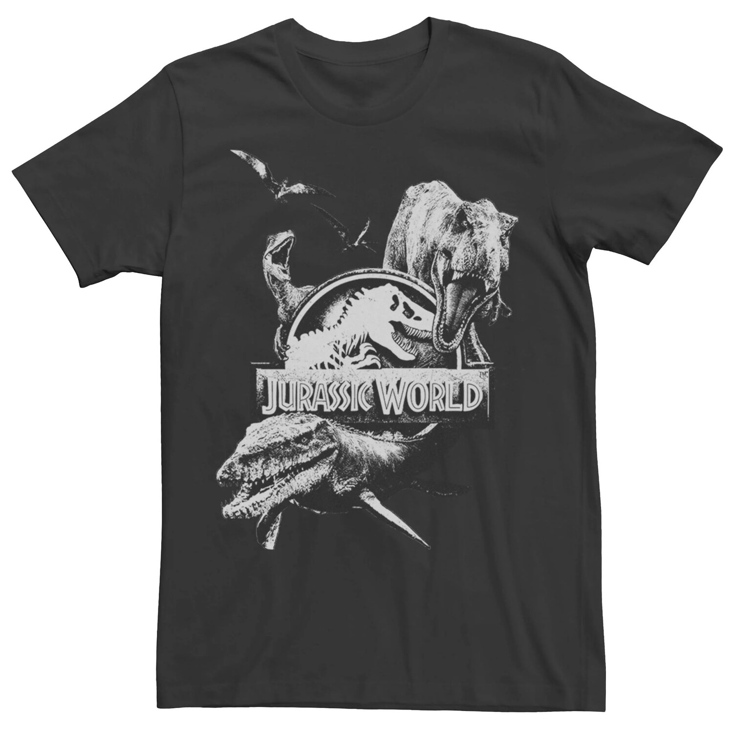 Мужская футболка Jurassic World Two Dino Collage с гранж-логотипом Licensed Character
Мужская футболка Jurassic World Two Dino Collage с гранж-логотипом Licensed Character