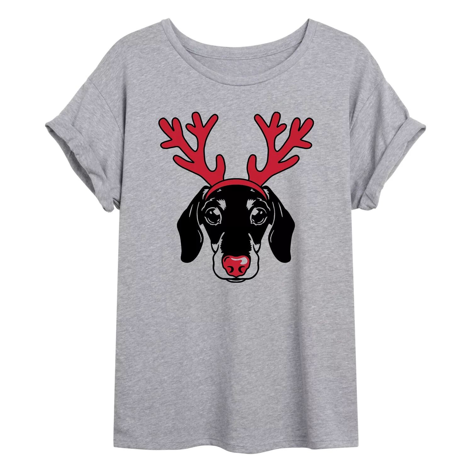 Футболка большого размера с рисунком таксы и оленя для юниоров Licensed Character
Футболка большого размера с рисунком таксы и оленя для юниоров Licensed Character