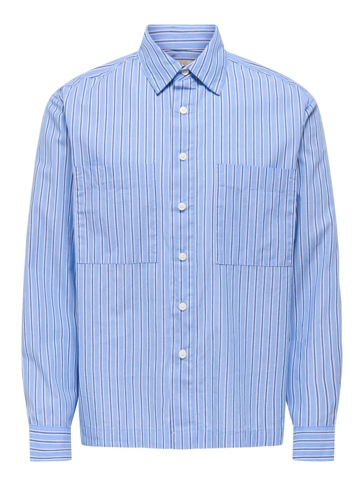 Рубашка цвета Брунера Блю ONLY & SONS
Рубашка цвета Брунера Блю ONLY & SONS