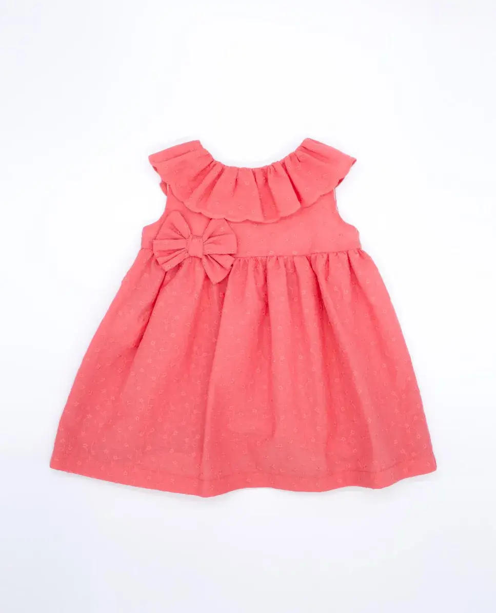 Платье для девочки из хлопка с декоративным бантом Fina Ejerique, коралловый
Платье для девочки из хлопка с декоративным бантом Fina Ejerique, коралловый