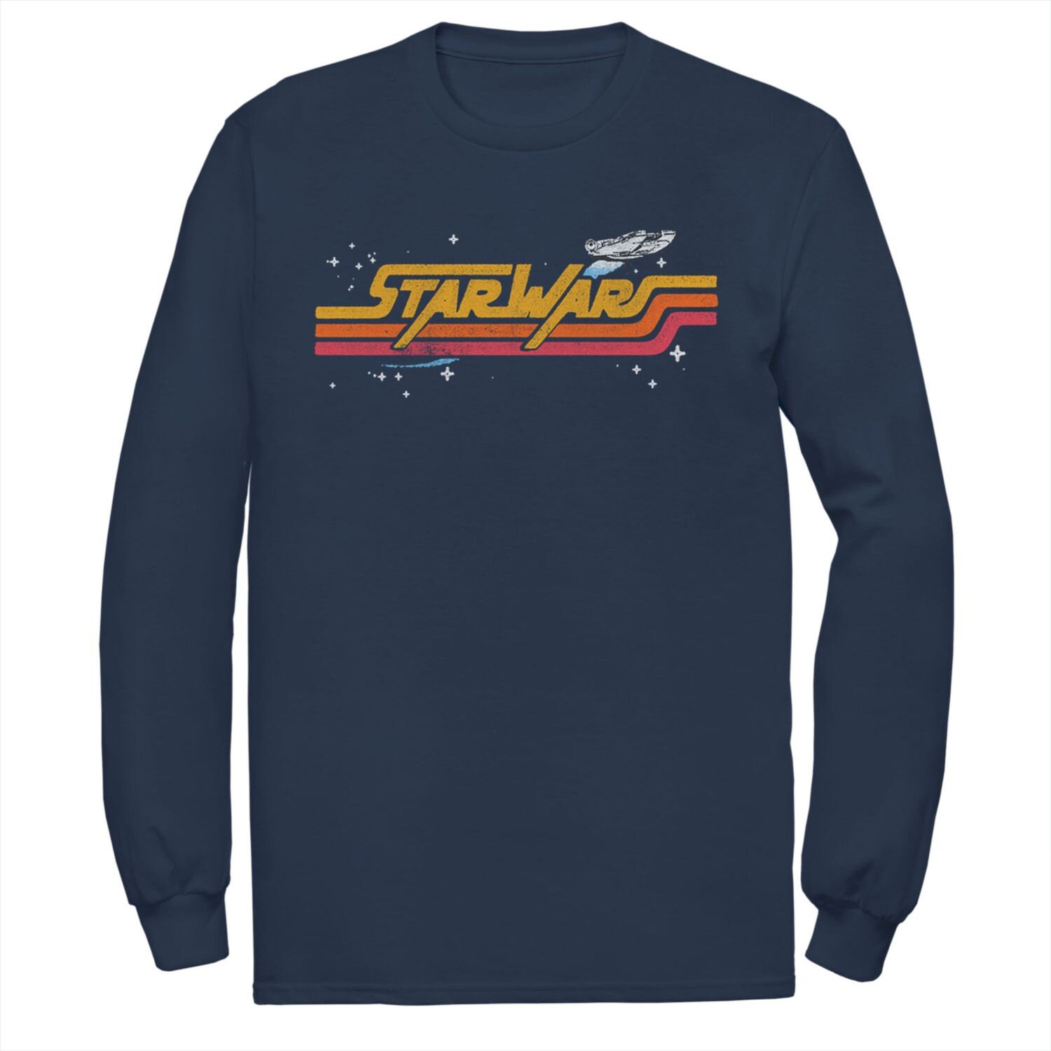 Мужская футболка с логотипом в стиле ретро «Звездные войны: Сокол тысячелетия» Licensed Character
Мужская футболка с логотипом в стиле ретро «Звездные войны: Сокол тысячелетия» Licensed Character