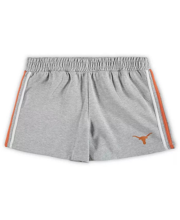 Женские шорты Texas Longhorns большого размера с двумя полосками, серого цвета Profile
Женские шорты Texas Longhorns большого размера с двумя полосками, серого цвета Profile