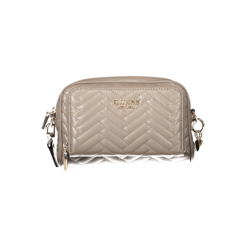 Коричневая полиэтиленовая женская сумка Guess Shoes, коричневый 
Коричневая полиэтиленовая женская сумка Guess Shoes, коричневый