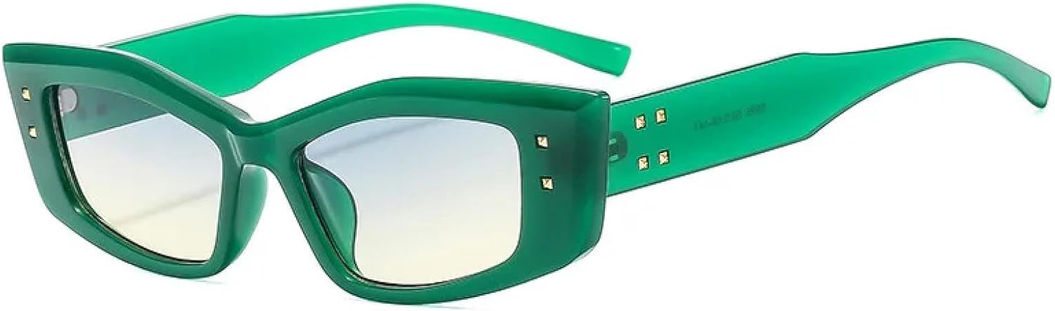 Популярные модные солнцезащитные очки для женщин в стиле ретро с градиентным переходом, защита от УФ-излучения UV400, модные женские солнцезащитные очки с заклепками, черные очки HHZZYVY, Green-greenbrown
Популярные модные солнцезащитные очки для женщин в стиле ретро с градиентным переходом, защита от УФ-излучения UV400, модные женские солнцезащитные очки с заклепками, черные очки HHZZYVY, Green-greenbrown