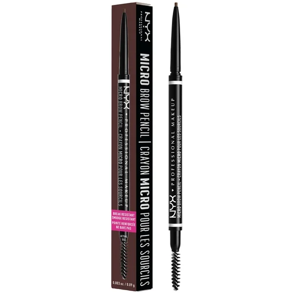 Микрокарандаш для бровей Nyx Professional Makeup, цвет brunette
Микрокарандаш для бровей Nyx Professional Makeup, цвет brunette