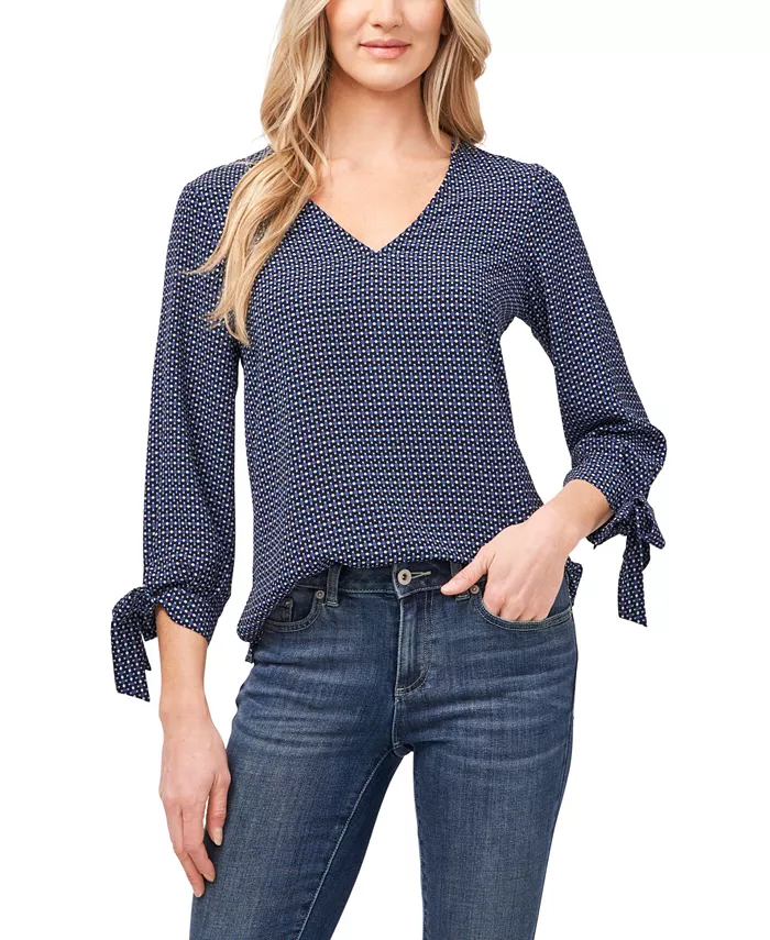 Женская блуза с длинным рукавом Garden Geo и завязками на рукавах CeCe, мультиколор
Женская блуза с длинным рукавом Garden Geo и завязками на рукавах CeCe, мультиколор