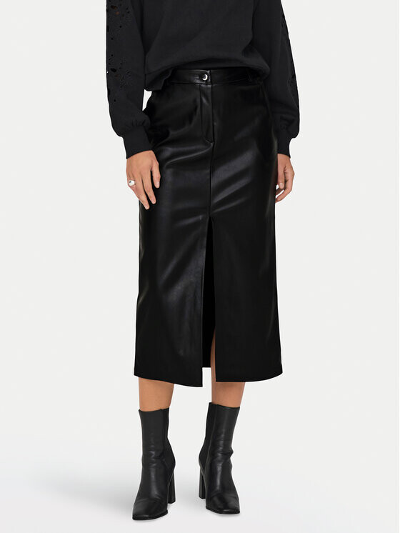 Юбка из искусственной кожи, стандартного кроя Only, черный
Юбка из искусственной кожи, стандартного кроя Only, черный