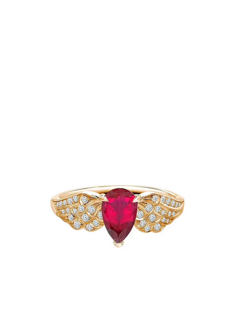 Кольцо Tiara из розового золота с бриллиантами и рубином Pragnell, золотой
Кольцо Tiara из розового золота с бриллиантами и рубином Pragnell, золотой