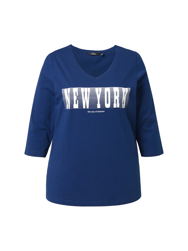 Рубашка темно-синего цвета Ulla Popken
Рубашка темно-синего цвета Ulla Popken