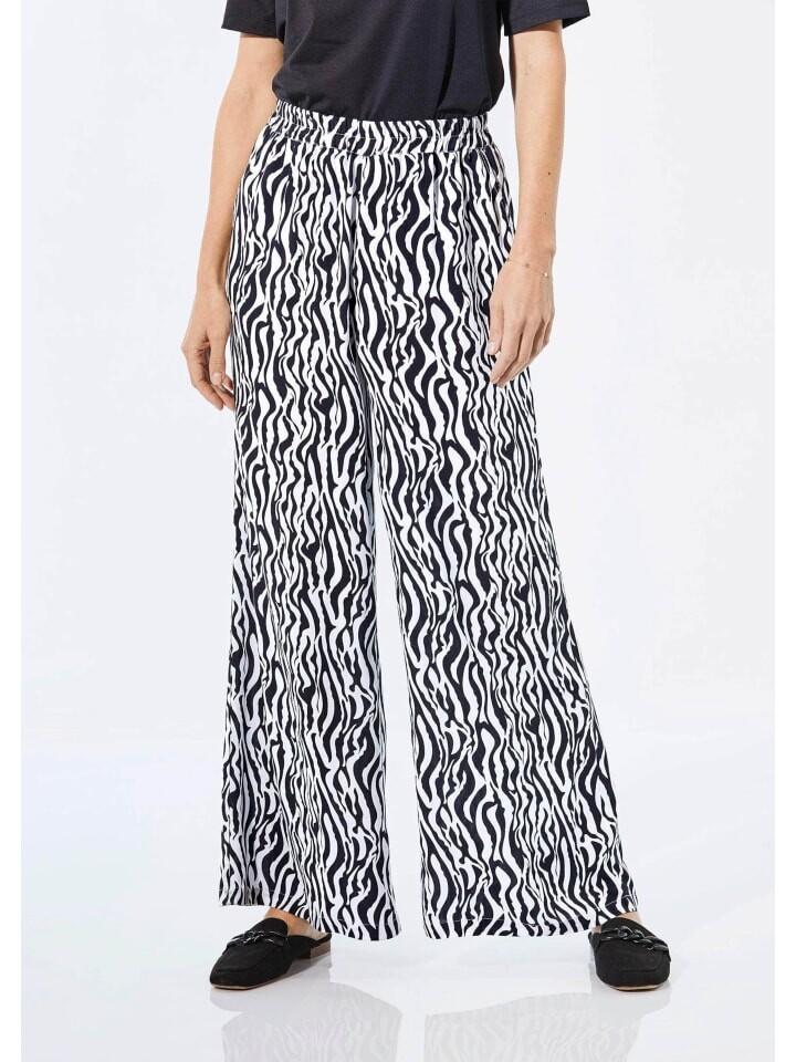 Тканевые брюки GOLDNER, цвет schwarz/weiß/gemustert
Тканевые брюки GOLDNER, цвет schwarz/weiß/gemustert