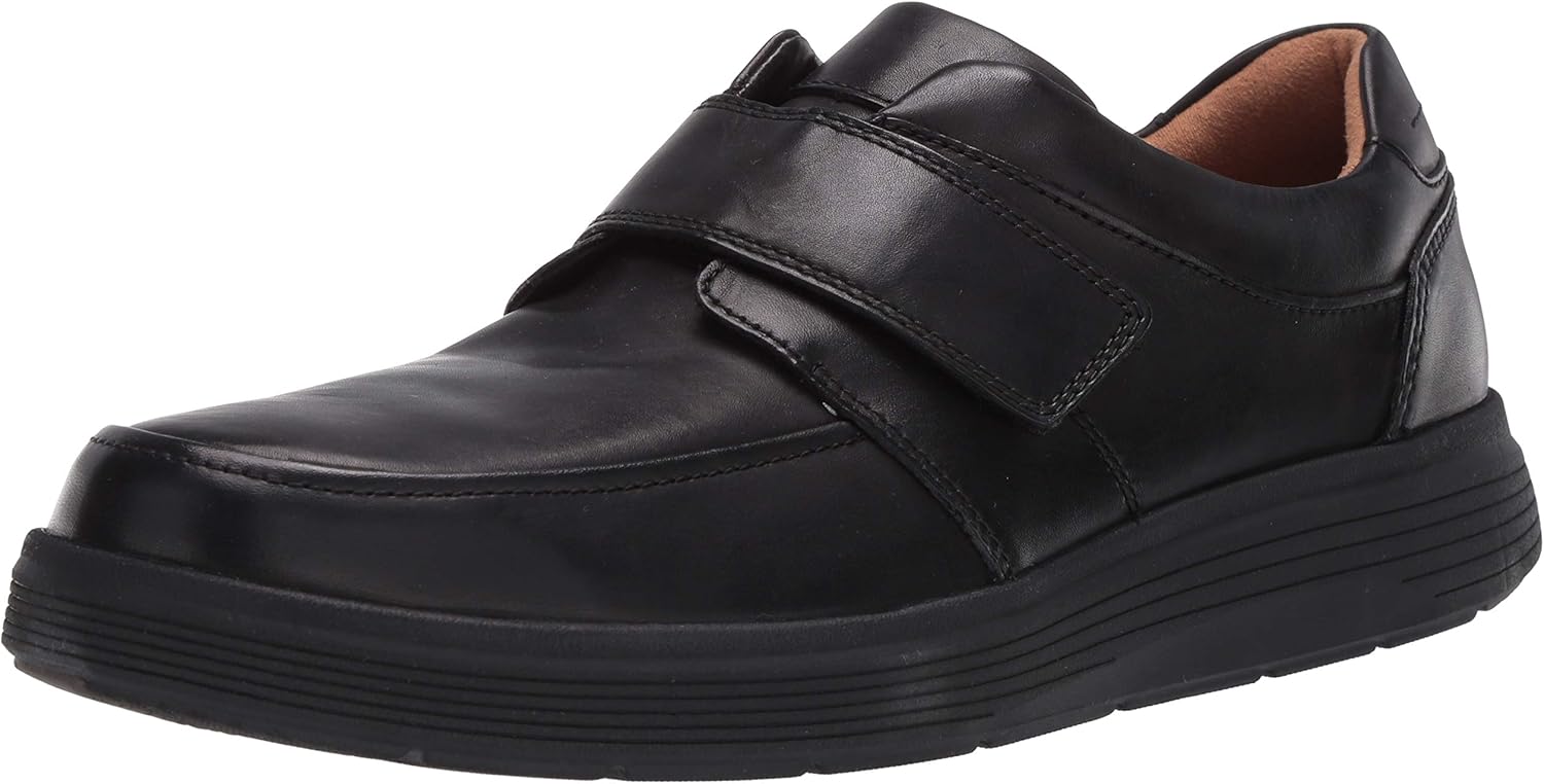 Мужские кожаные кроссовки Clarks с застежкой на липучке, черный
Мужские кожаные кроссовки Clarks с застежкой на липучке, черный