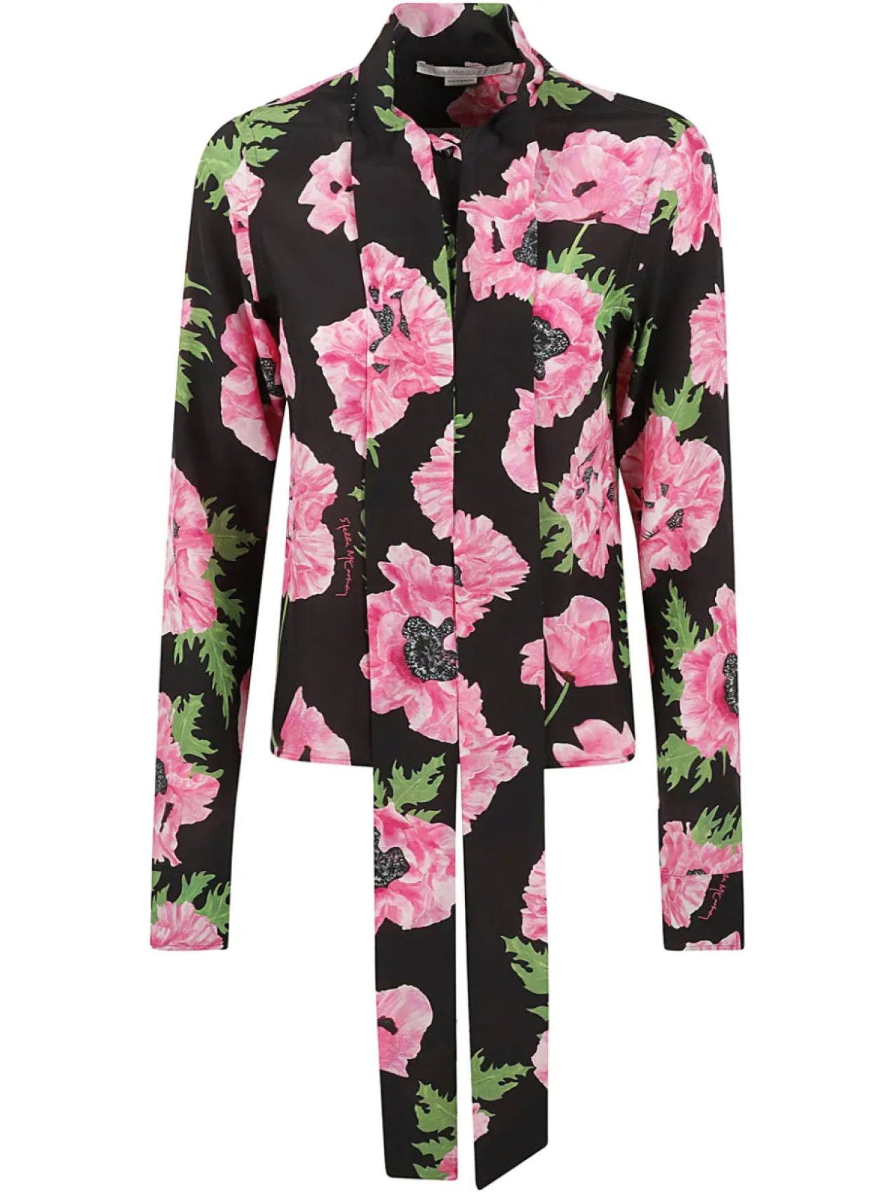Блузка с цветочным принтом Stella McCartney, черный
Блузка с цветочным принтом Stella McCartney, черный