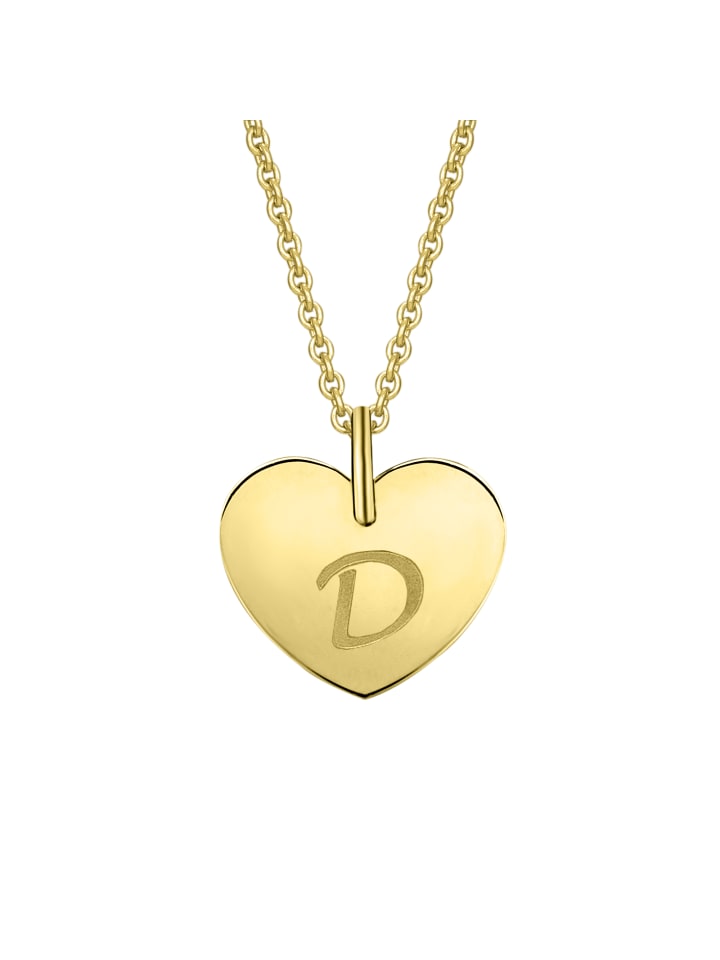 ONE ELEMENT Кулон в форме сердца с выгравированной буквой D, изготовленный из желтого золота 333 пробы
ONE ELEMENT Кулон в форме сердца с выгравированной буквой D, изготовленный из желтого золота 333 пробы