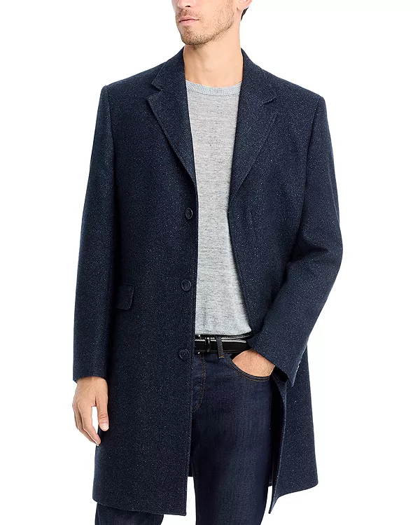 Пальто с шевронным узором из донегалов Vince, синий
Пальто с шевронным узором из донегалов Vince, синий