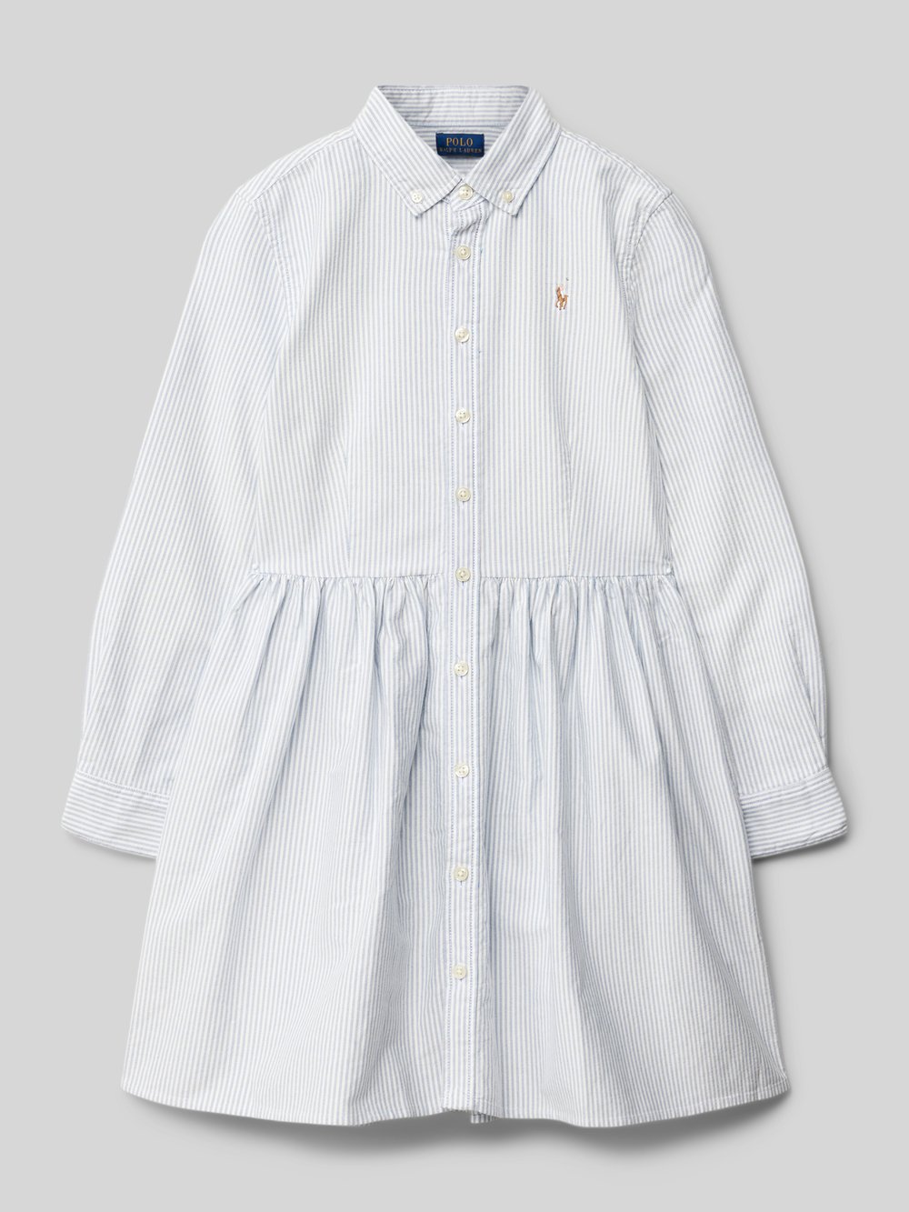 Платье-рубашка с полной застежкой на пуговицы, модель «WEYLYN» Polo Ralph Lauren Teens, синий
Платье-рубашка с полной застежкой на пуговицы, модель «WEYLYN» Polo Ralph Lauren Teens, синий