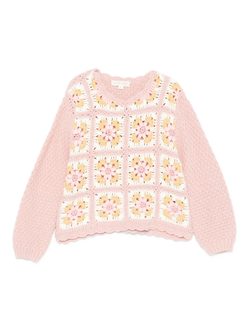 Свитер с вязаной вставкой Louise Misha, розовый
Свитер с вязаной вставкой Louise Misha, розовый