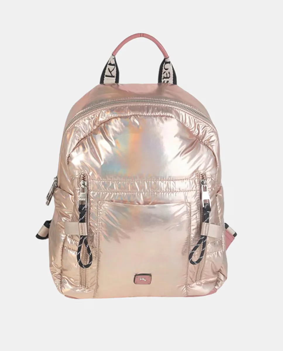 Женский рюкзак с металлическим эффектом медь Kbas, цвет Maquillaje 
Женский рюкзак с металлическим эффектом медь Kbas, цвет Maquillaje