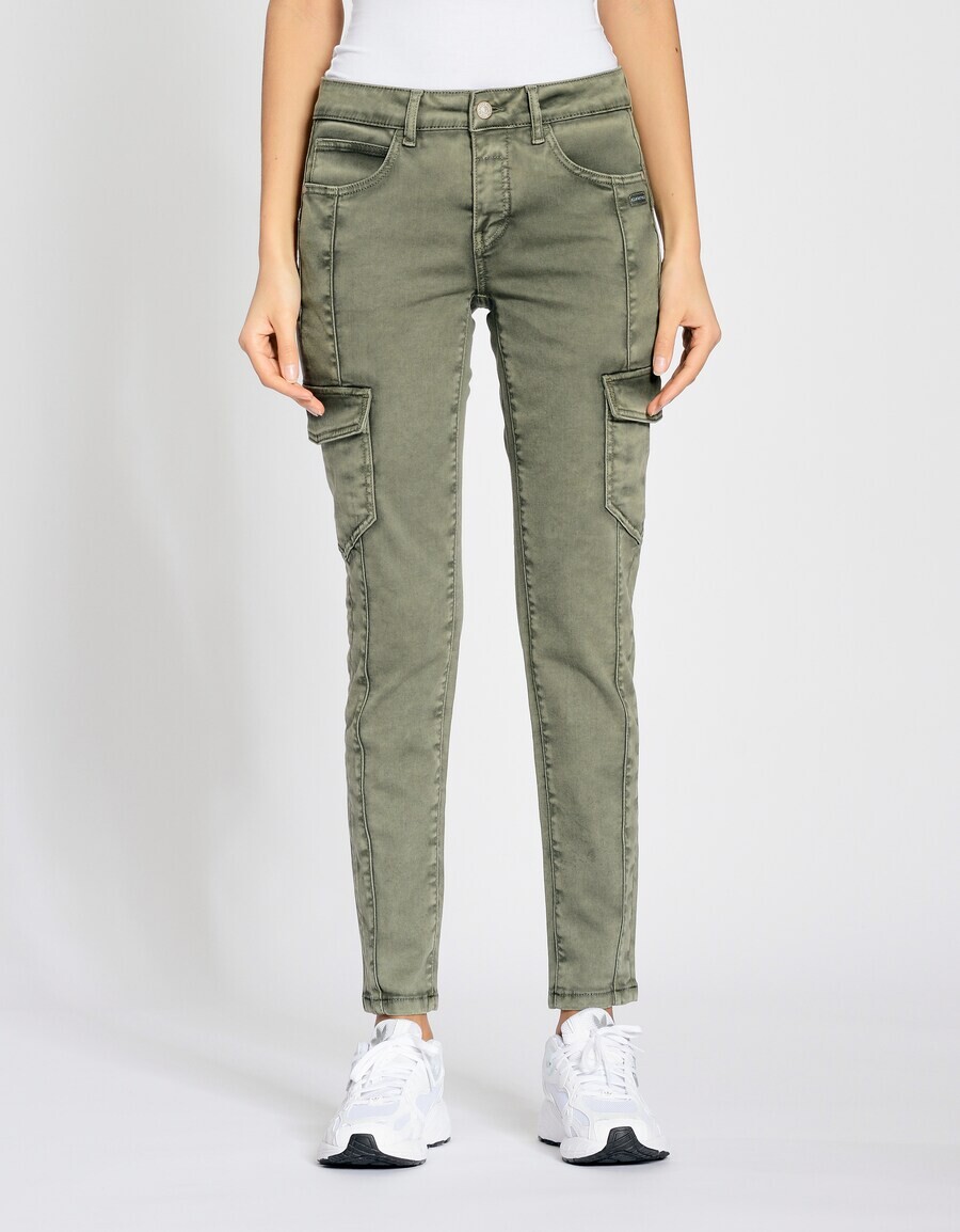 Джинсы Gang Tapered Cargo Jeans, зеленый 
Джинсы Gang Tapered Cargo Jeans, зеленый