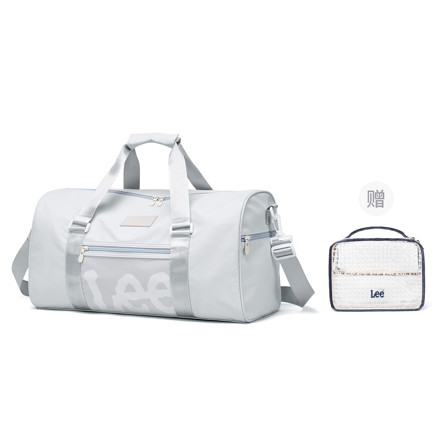 Lee Тканевая дорожная сумка унисекс Морская соль Серый/Таро Фиолетовый, Sea Salt Gray+Travel Toiletry Bag
Lee Тканевая дорожная сумка унисекс Морская соль Серый/Таро Фиолетовый, Sea Salt Gray+Travel Toiletry Bag