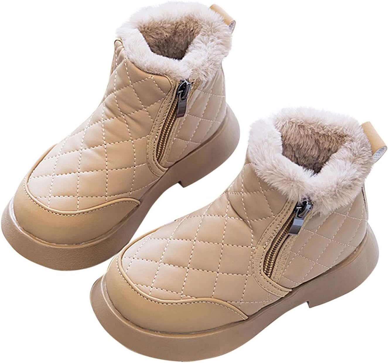 Девочкам Мягкие Теплые Зимние Ботинки до Щиколотки Меховые Плюшевые Теплые Сапожки на Молнии для Холодной Погоды и Снега Generic, Khaki
Девочкам Мягкие Теплые Зимние Ботинки до Щиколотки Меховые Плюшевые Теплые Сапожки на Молнии для Холодной Погоды и Снега Generic, Khaki