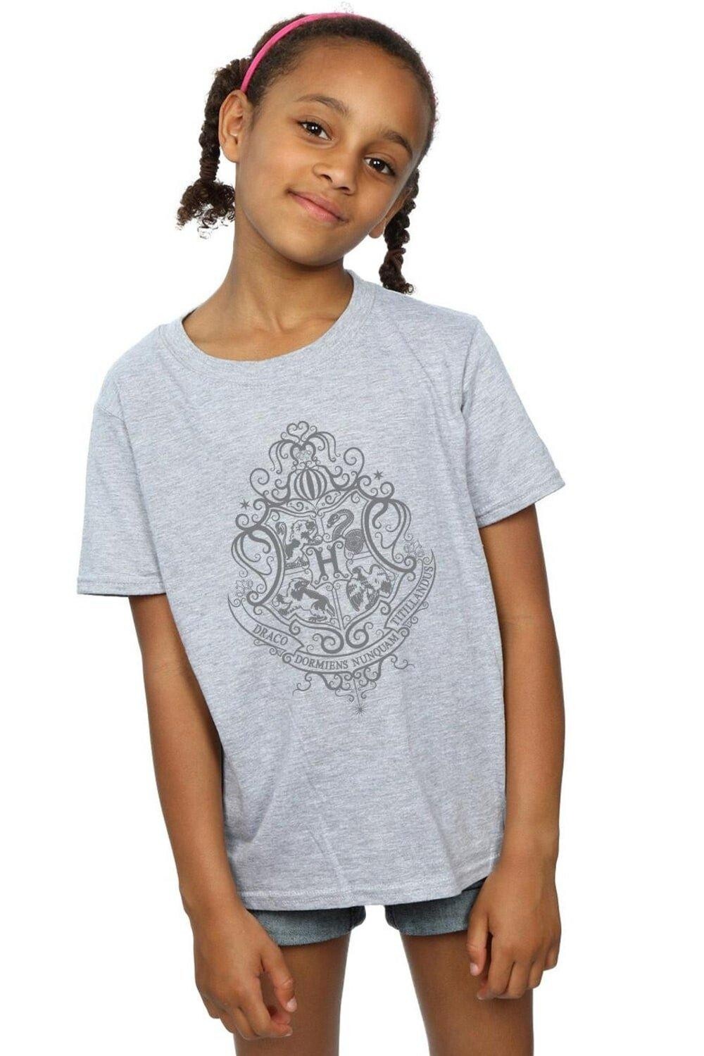 Хлопковая футболка с гербом Хогвартса Драко Дормиенса Harry Potter, серый
Хлопковая футболка с гербом Хогвартса Драко Дормиенса Harry Potter, серый