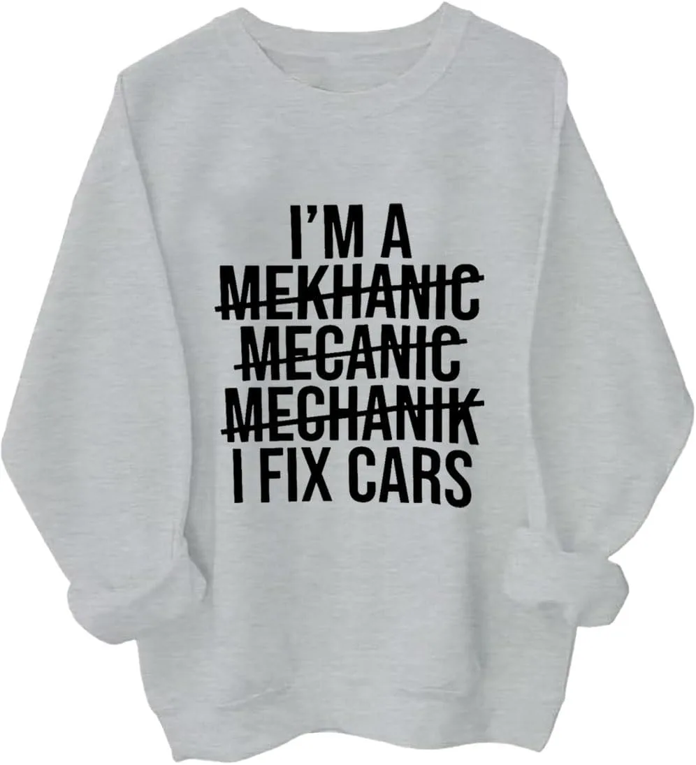 Толстовка с принтом «Я механик, чиню машины», юмор для авторемонта Czbic
Толстовка с принтом «Я механик, чиню машины», юмор для авторемонта Czbic