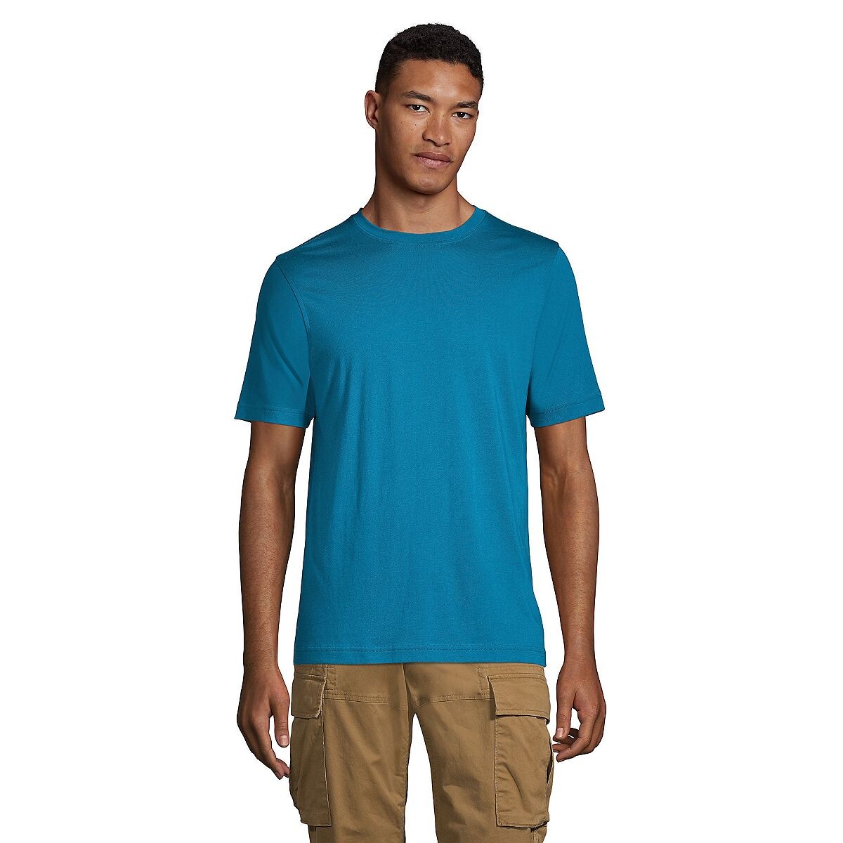 Мужская высокая футболка Supima с короткими рукавами Lands' End
Мужская высокая футболка Supima с короткими рукавами Lands' End