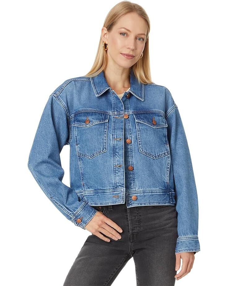 Куртка Madewell Clean Crop Oversized Jeans Jacket in Grenhart Wash, цвет Grenhart Wash
Куртка Madewell Clean Crop Oversized Jeans Jacket in Grenhart Wash, цвет Grenhart Wash
