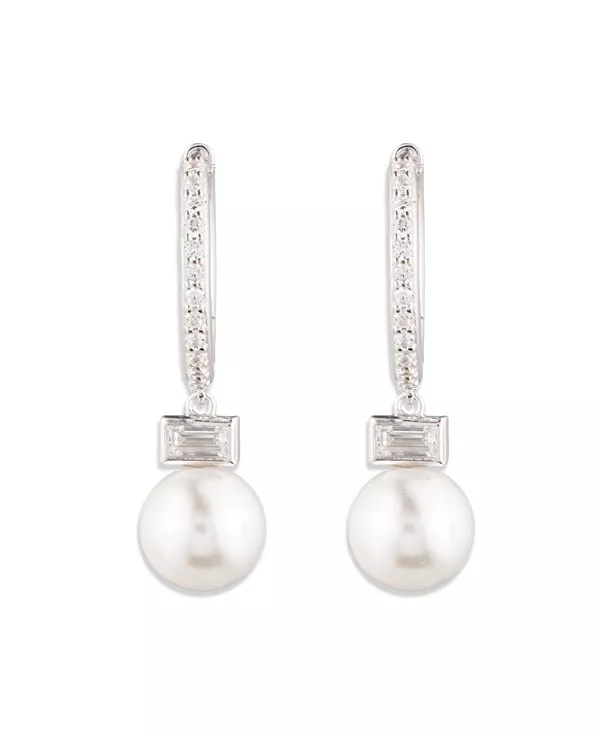 Серьги-Кольца из стерлингового серебра с кубическим цирконием и искусственным жемчугом Lauren Ralph Lauren, white
Серьги-Кольца из стерлингового серебра с кубическим цирконием и искусственным жемчугом Lauren Ralph Lauren, white