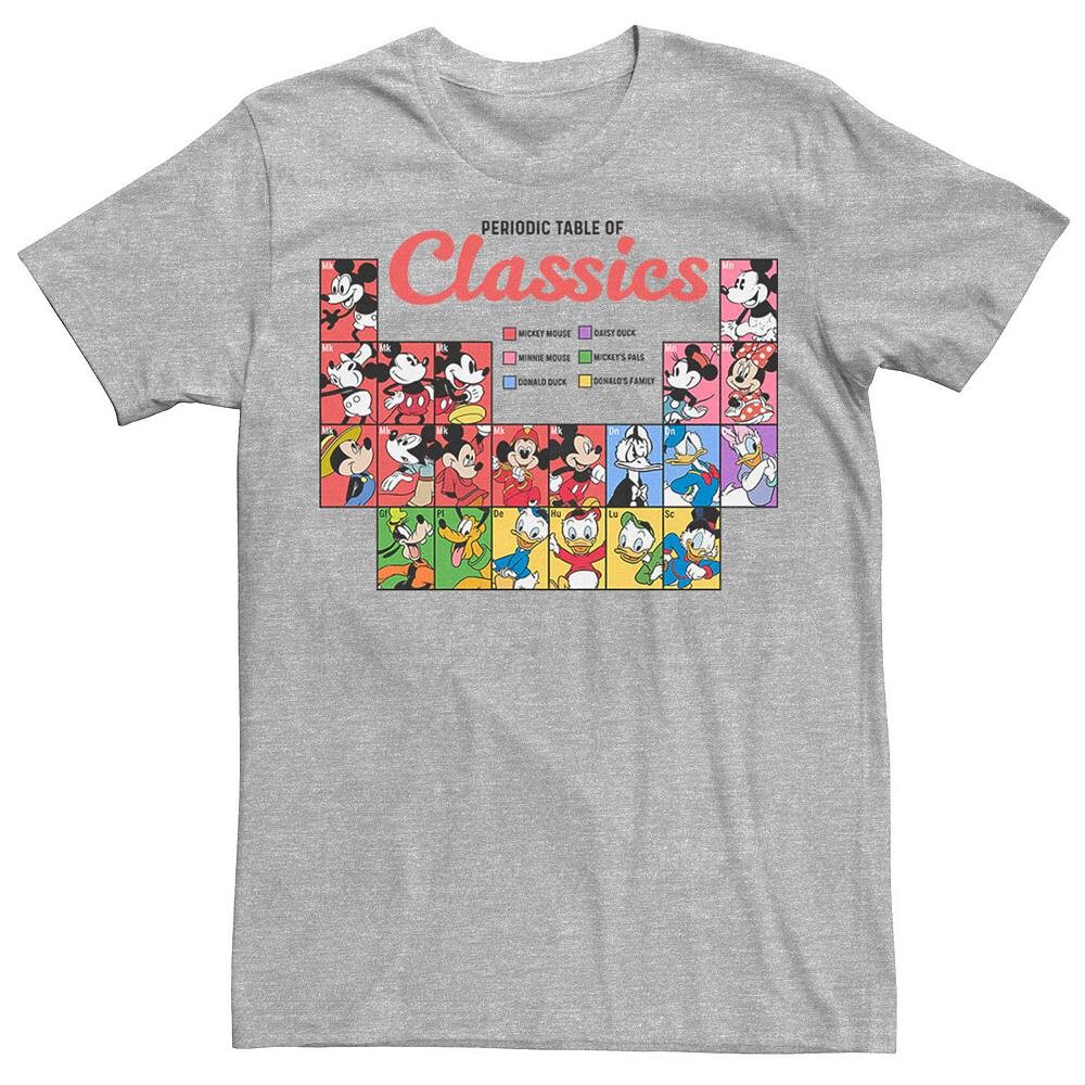 Мужская футболка Disney's «Микки Маус и друзья» из периодической таблицы классики, цвет Athletic Heather
Мужская футболка Disney's «Микки Маус и друзья» из периодической таблицы классики, цвет Athletic Heather