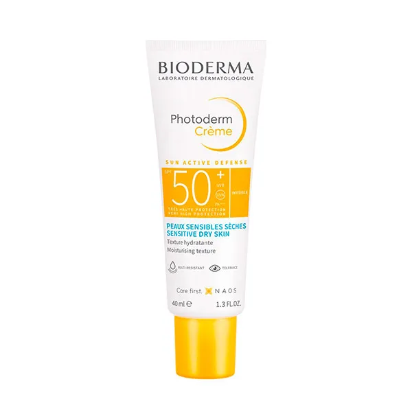 Крем солнцезащитный SPF 50 Photoderm Crème Bioderma, 40 ml
Крем солнцезащитный SPF 50 Photoderm Crème Bioderma, 40 ml