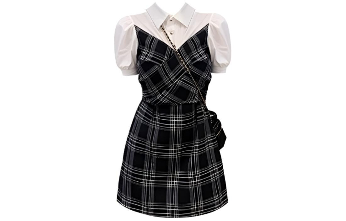 Zwtx Studio Женское платье с шортами и рукавами, Черный
Zwtx Studio Женское платье с шортами и рукавами, Черный