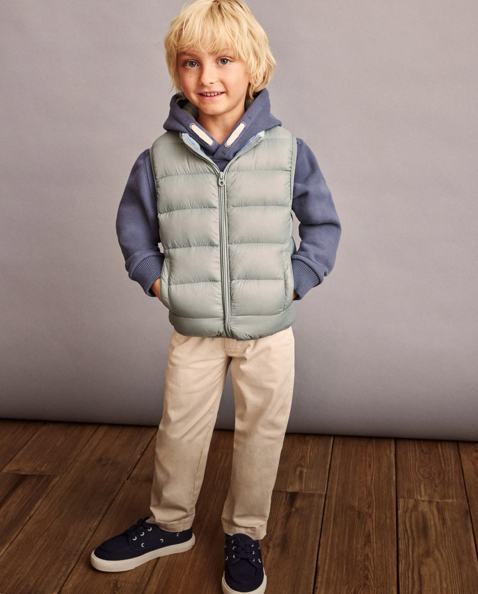 Легкая пуховая жилетка с контрастными карманами и сумкой на молнии для девочки Coconut El Corte Inglés, пастельно-бирюзовый
Легкая пуховая жилетка с контрастными карманами и сумкой на молнии для девочки Coconut El Corte Inglés, пастельно-бирюзовый