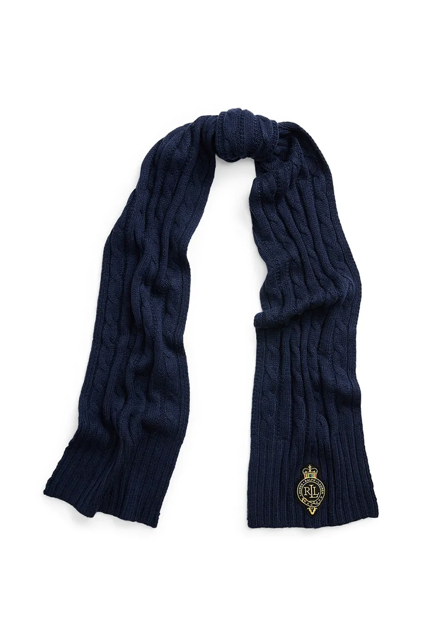 Шарф с добавлением шерсти Lauren Ralph Lauren, темно-синий
Шарф с добавлением шерсти Lauren Ralph Lauren, темно-синий