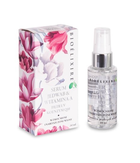 Силиконовая сыворотка с УФ-фильтром шелк + витамин А, 50 мл Bioelixire, Vegan
Силиконовая сыворотка с УФ-фильтром шелк + витамин А, 50 мл Bioelixire, Vegan