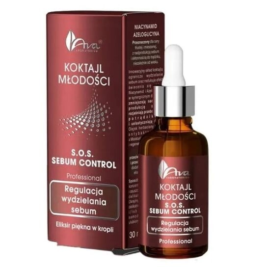 Ава, S.O.S. Sebum Control, коктейль молодости, регулирующий выделение кожного сала, 30 мл, AVA
Ава, S.O.S. Sebum Control, коктейль молодости, регулирующий выделение кожного сала, 30 мл, AVA