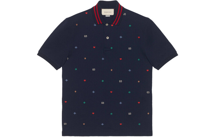 Рубашка поло мужская темно-синяя Gucci, синий
Рубашка поло мужская темно-синяя Gucci, синий