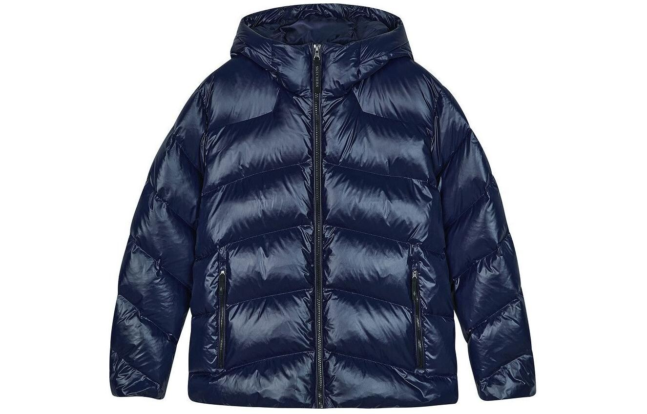 Пуховик мужской темно-синий черный Skechers
Пуховик мужской темно-синий черный Skechers