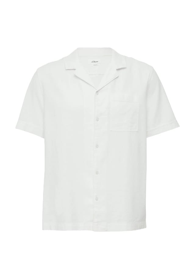 Рубашка свободного покроя короткий рукав воротник-лацкан S.Oliver, белый
Рубашка свободного покроя короткий рукав воротник-лацкан S.Oliver, белый
