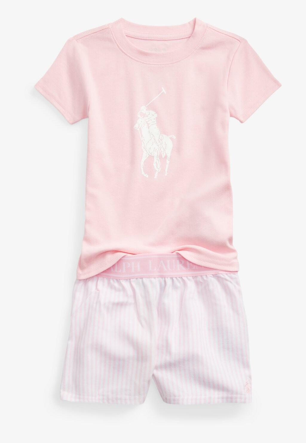 Пижама Tee Sleep Set Polo Ralph Lauren, цвет white/carmel pink
Пижама Tee Sleep Set Polo Ralph Lauren, цвет white/carmel pink