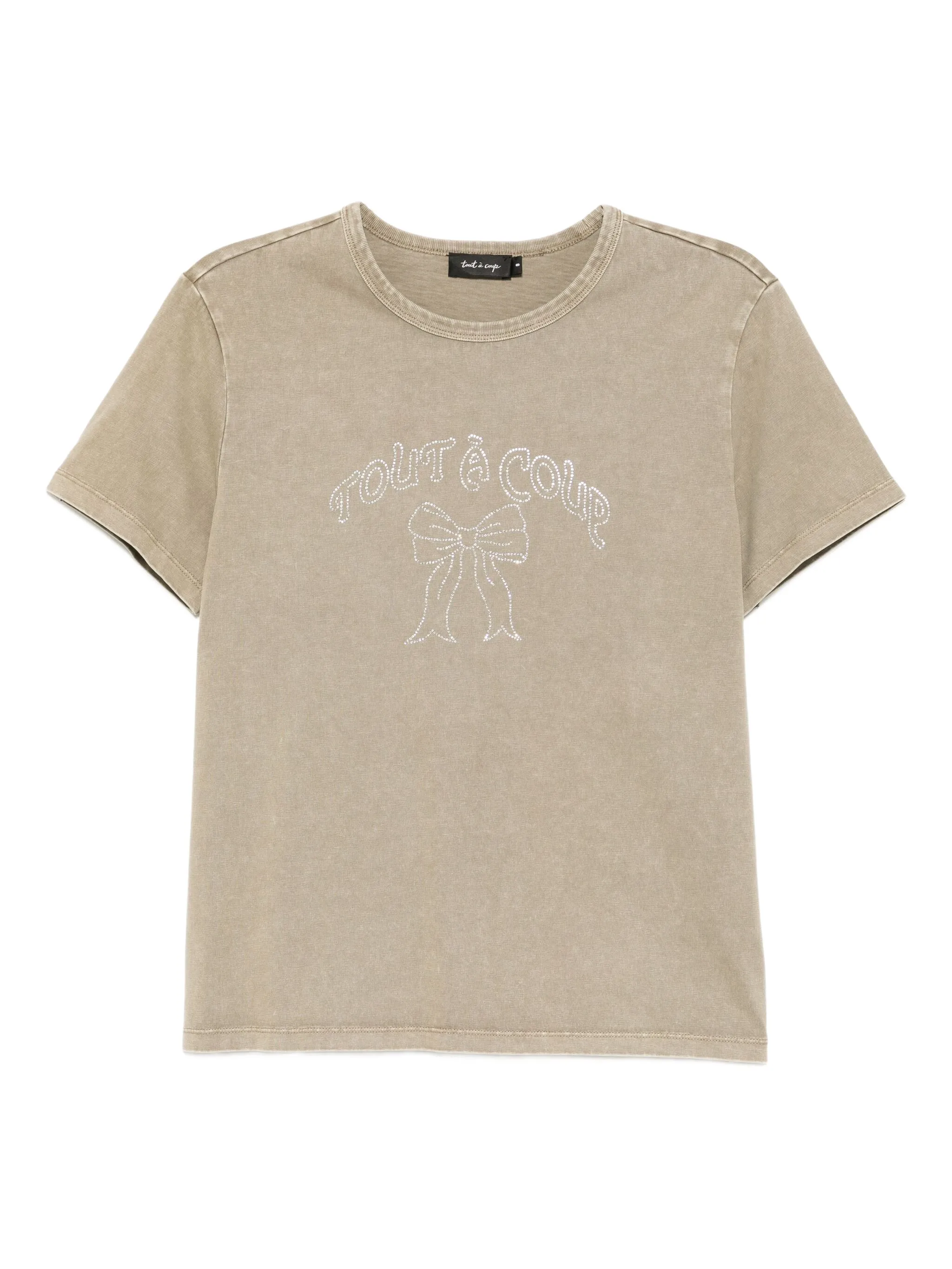 Футболка с логотипом Tout A Coup, зеленый
Футболка с логотипом Tout A Coup, зеленый