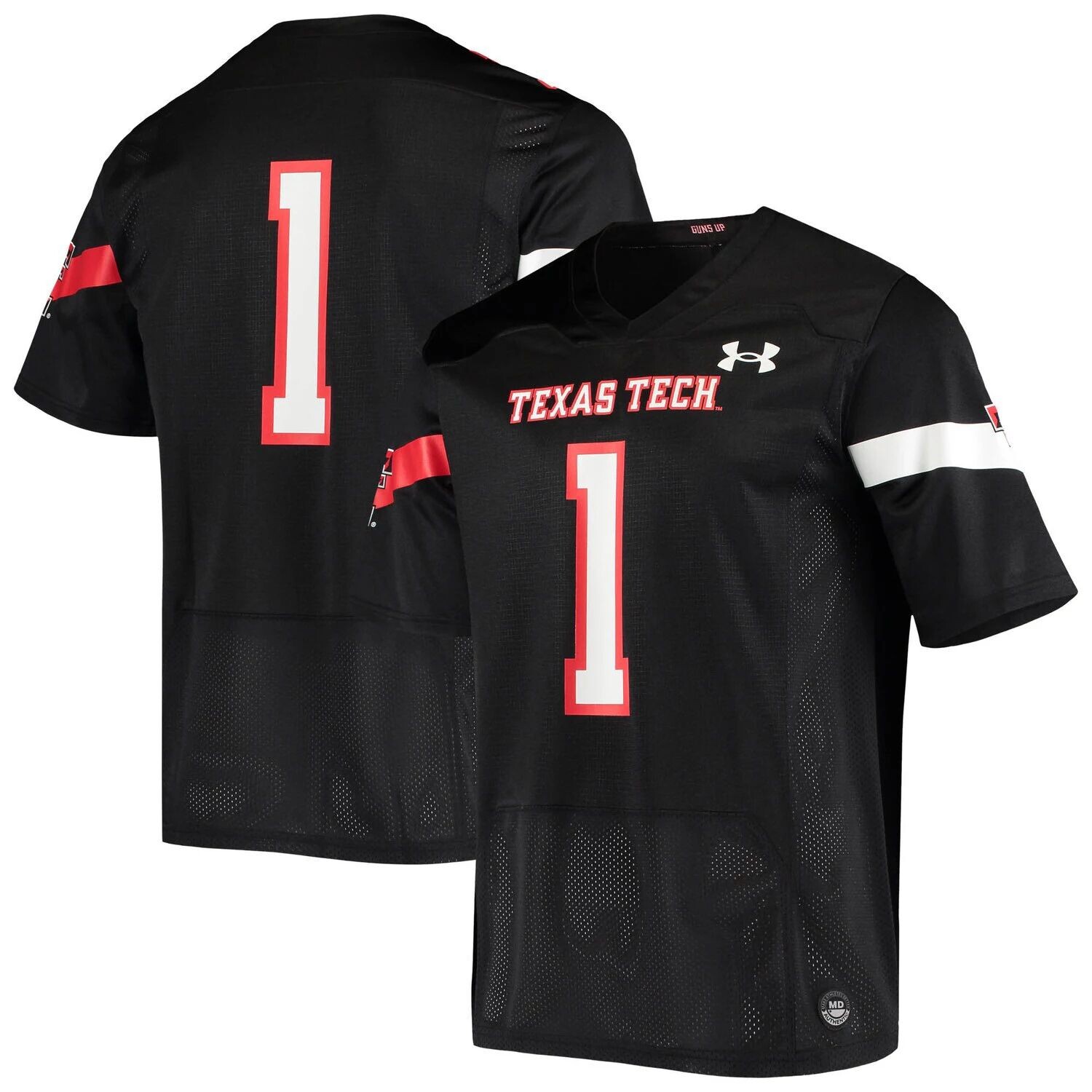 Мужская черная футболка с логотипом Texas Tech Red Raiders # 1, реплика футбольного джерси Under Armour, Черный, Мужская черная футболка с логотипом Texas Tech Red Raiders # 1, реплика футбольного джерси Under Armour
Мужская черная футболка с логотипом Texas Tech Red Raiders # 1, реплика футбольного джерси Under Armour, Черный, Мужская черная футболка с логотипом Texas Tech Red Raiders # 1, реплика футбольного джерси Under Armour