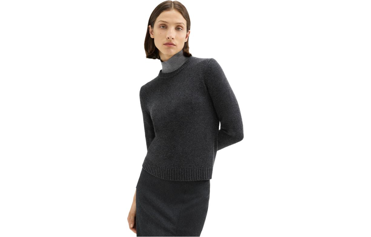 Трикотаж Женский Темно-Серый Контраст A52 THEORY
Трикотаж Женский Темно-Серый Контраст A52 THEORY