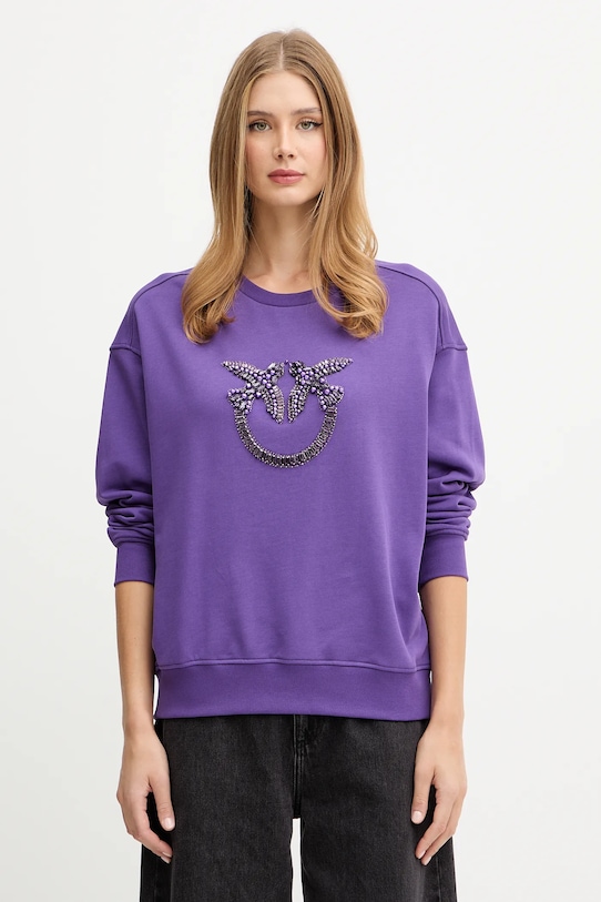 Хлопковая толстовка Pinko, фиолетовый
Хлопковая толстовка Pinko, фиолетовый