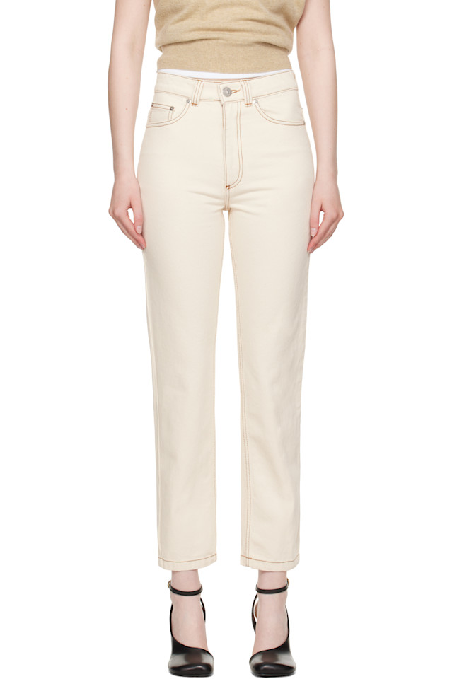 Классические джинсы Ami Paris, белый
Классические джинсы Ami Paris, белый